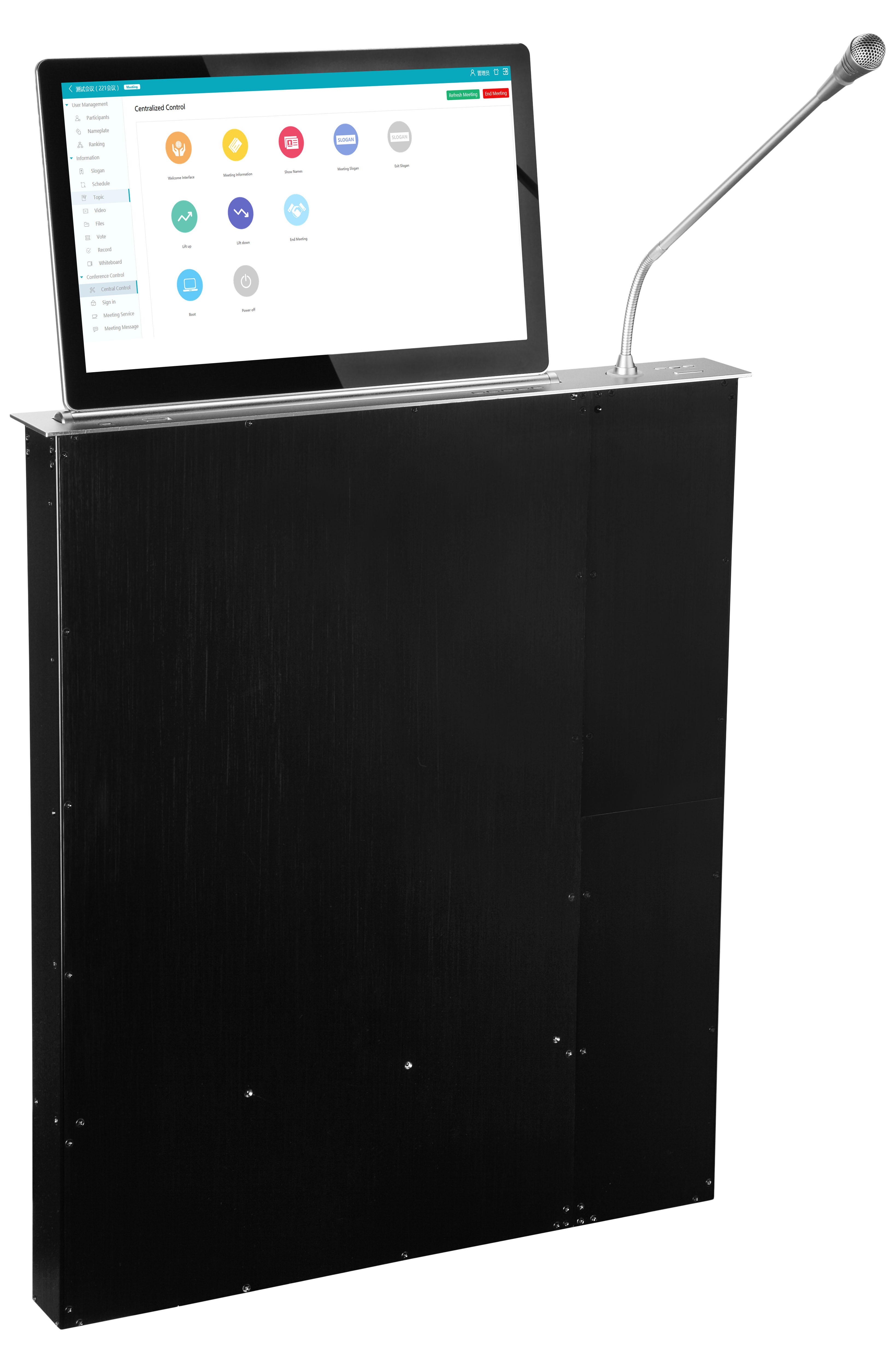 Встраиваемый выдвижной монитор ITC TS-F215MT3 LCD 21.5" Mic